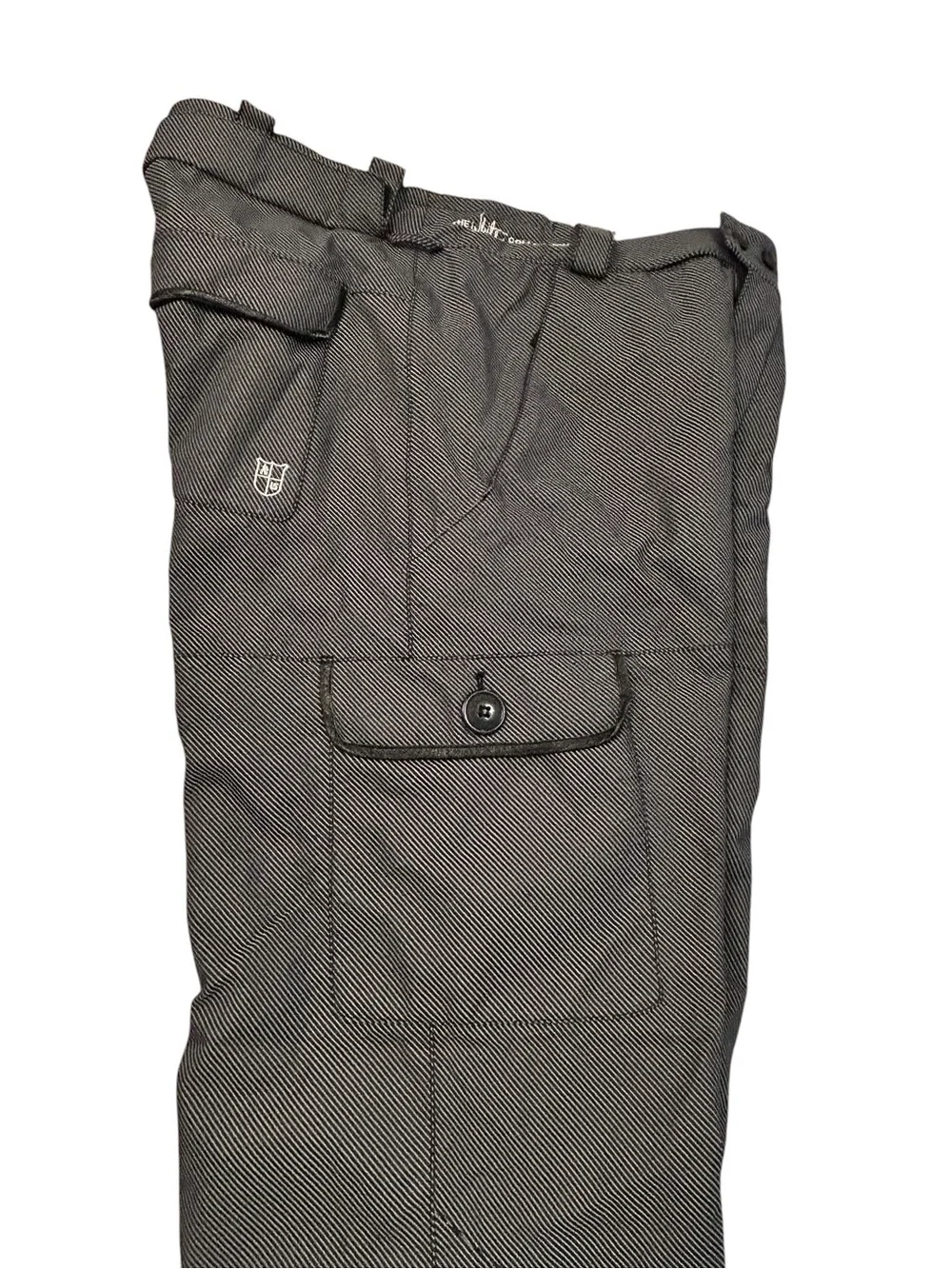 Burton The White Collection DryRide Striped Men's Gray Snowboard Ski Pants L